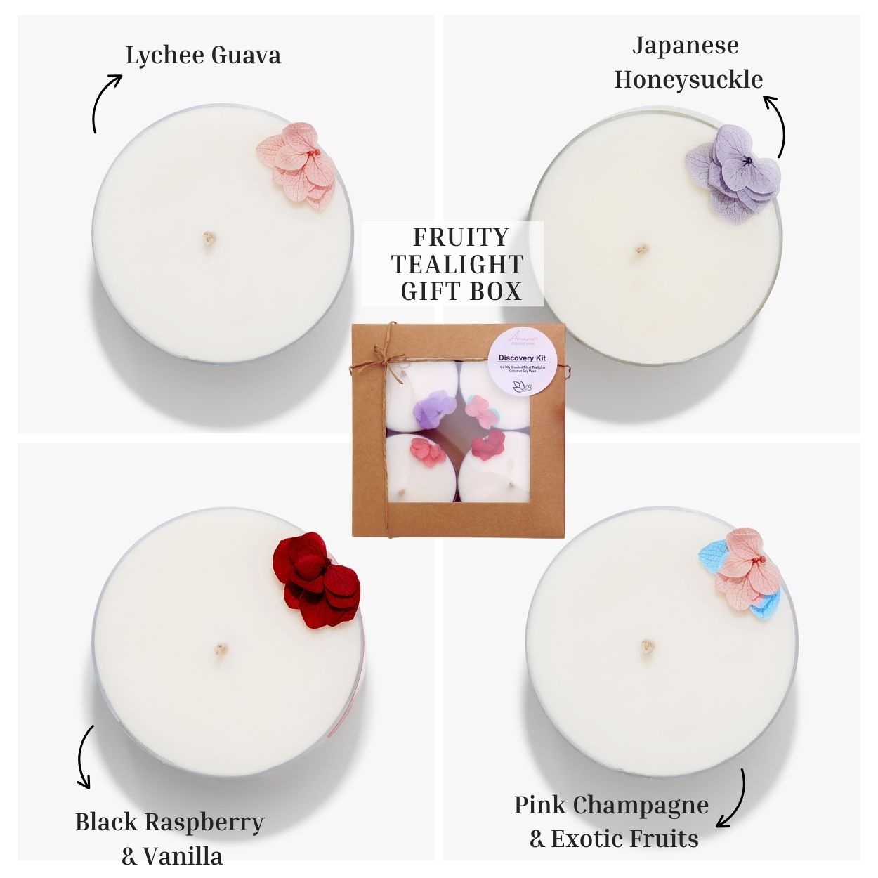 Fruity Favourites – Tealight Discovery Pack (4-Pack)