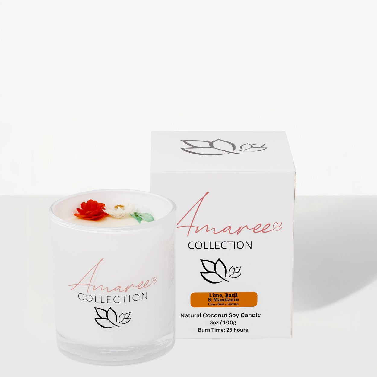 Lime, Basil & Mandarin Candle 100g