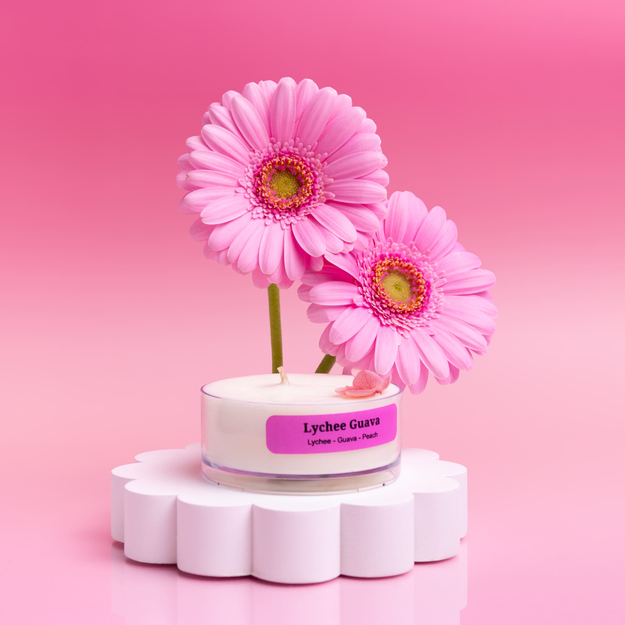 Lychee Guava Tealight Candle