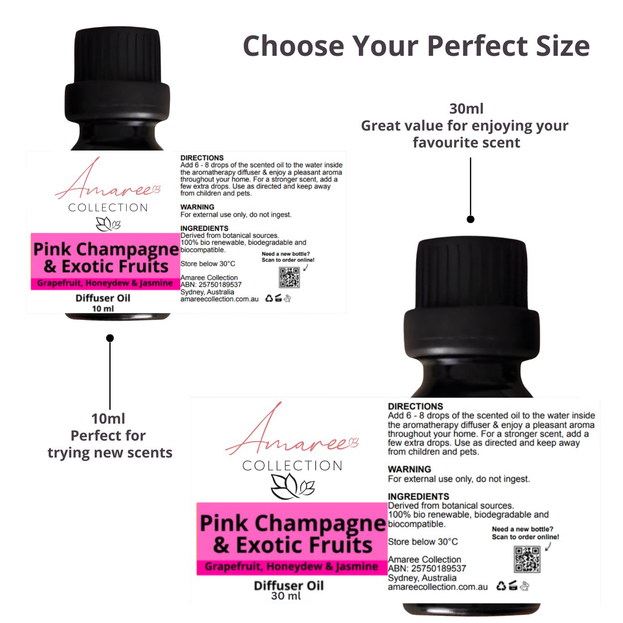 Pink Champagne & Exotic Fruits Diffuser Oil