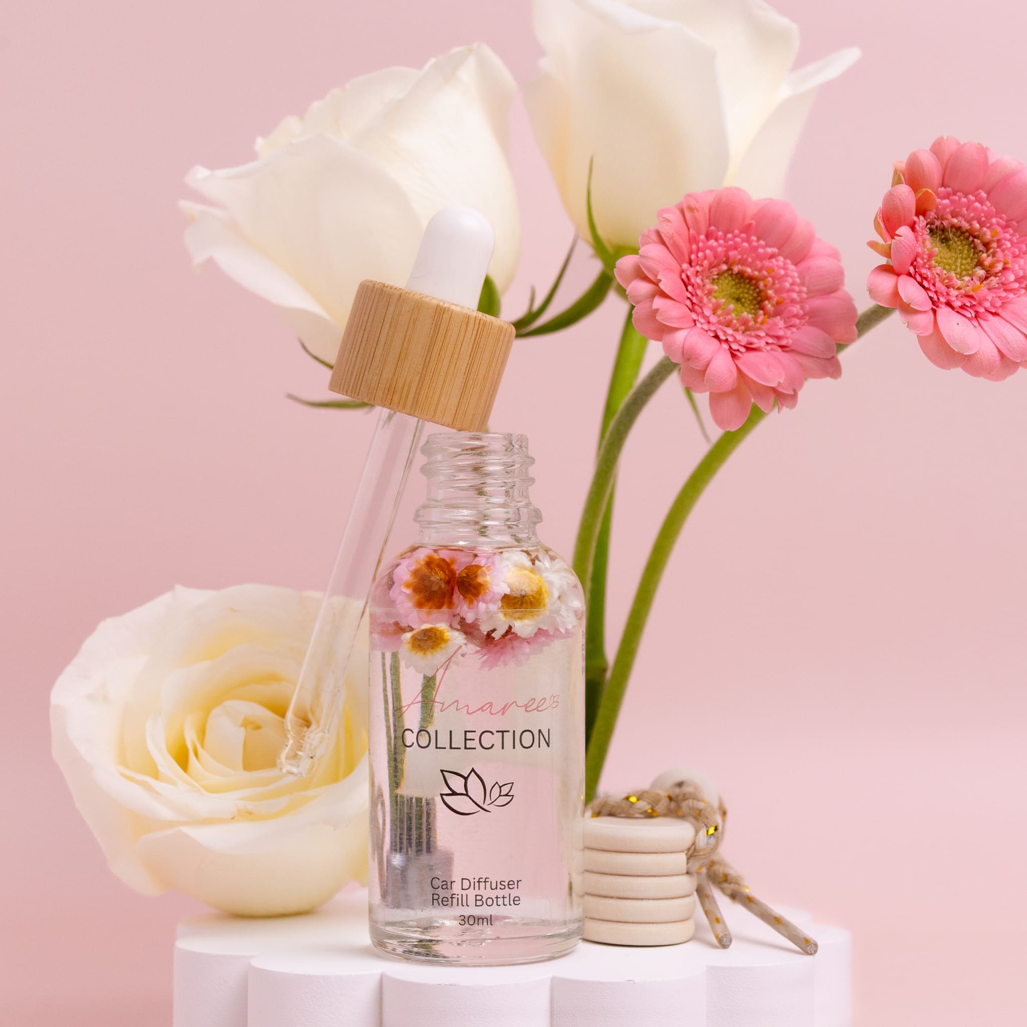 Sheer Lily & White Rose Car Diffuser Refill