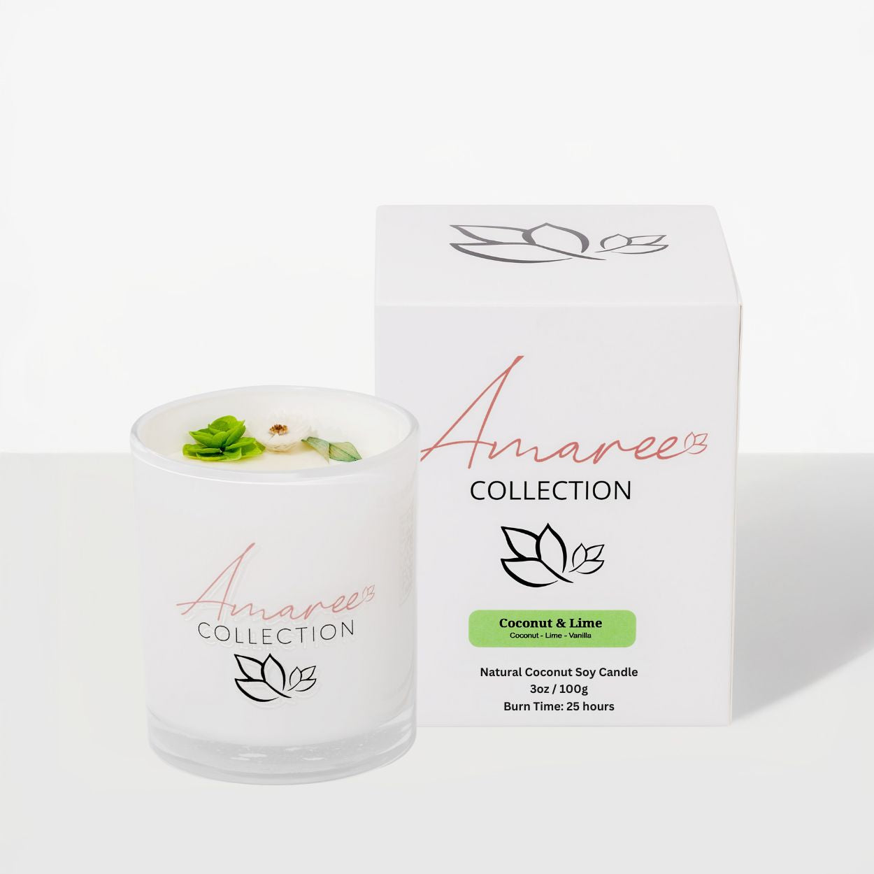 Coconut Lime Candle 100g