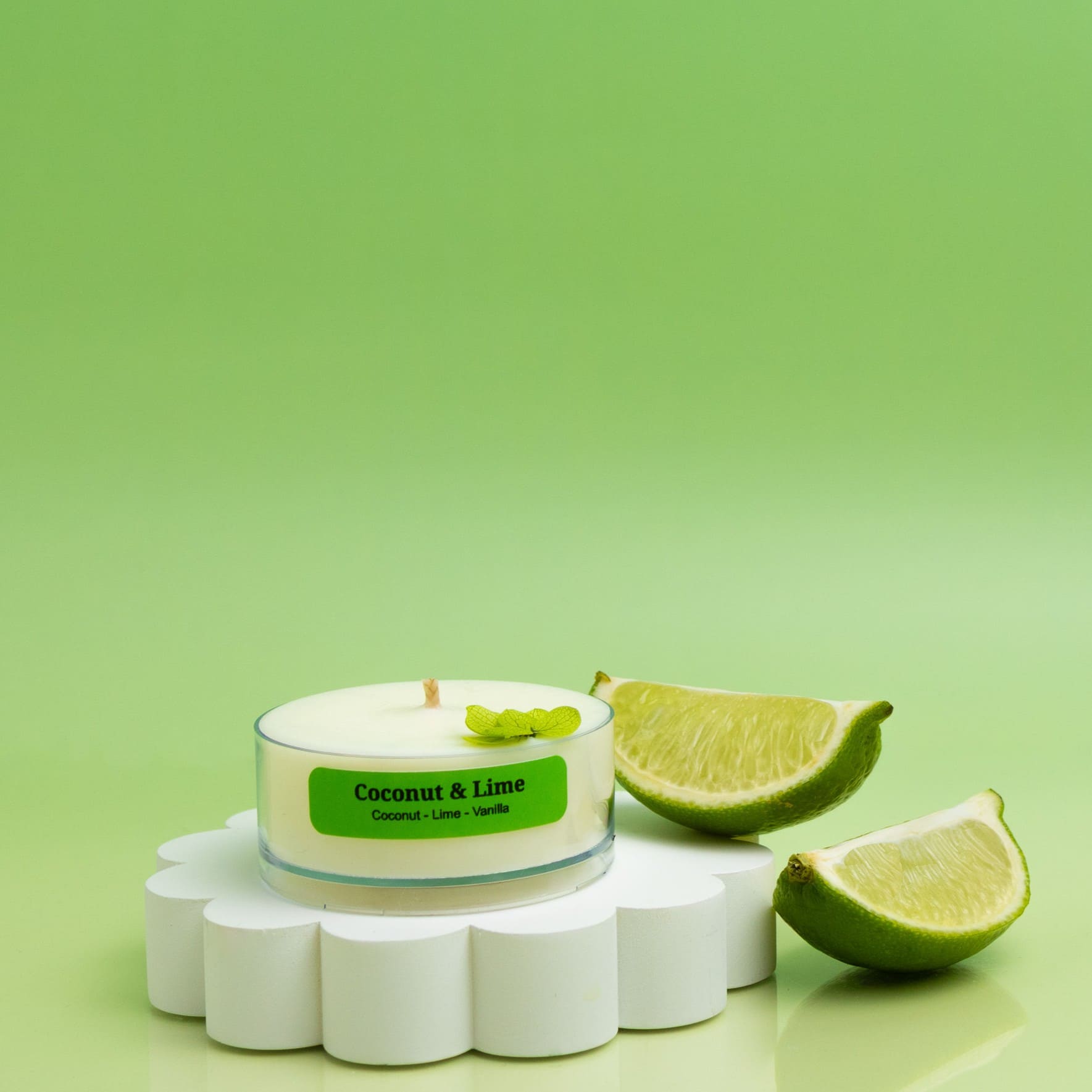 Coconut Lime Tealight Candle