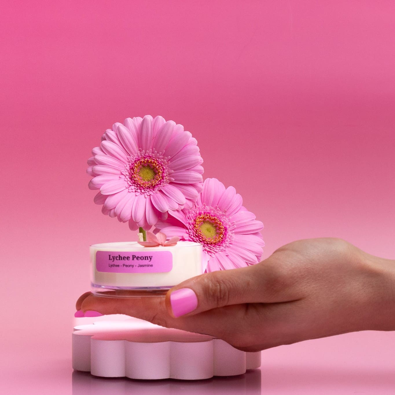 Lychee Peony Tealight Candle