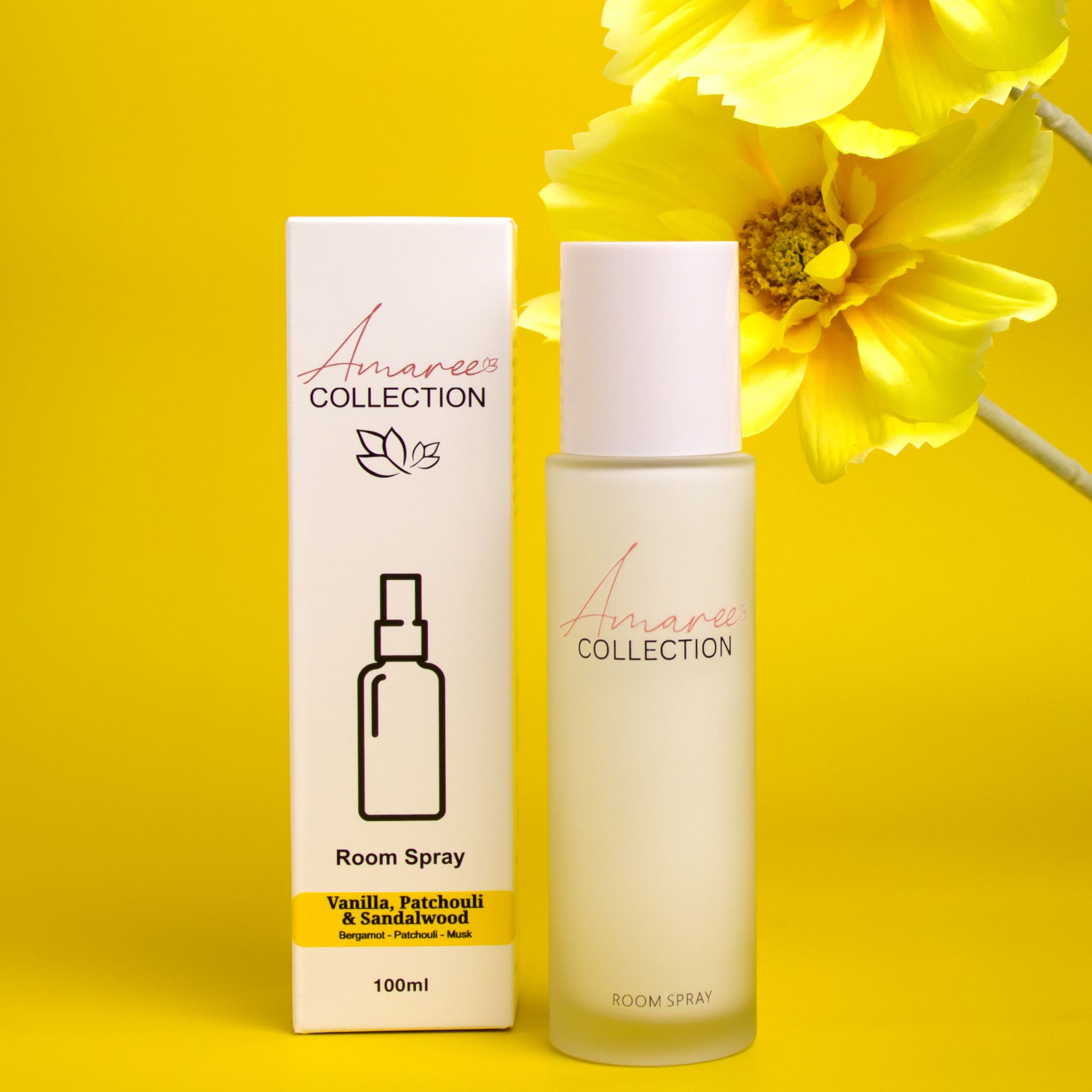 Vanilla, Patchouli & Sandalwood Room Spray 100ml