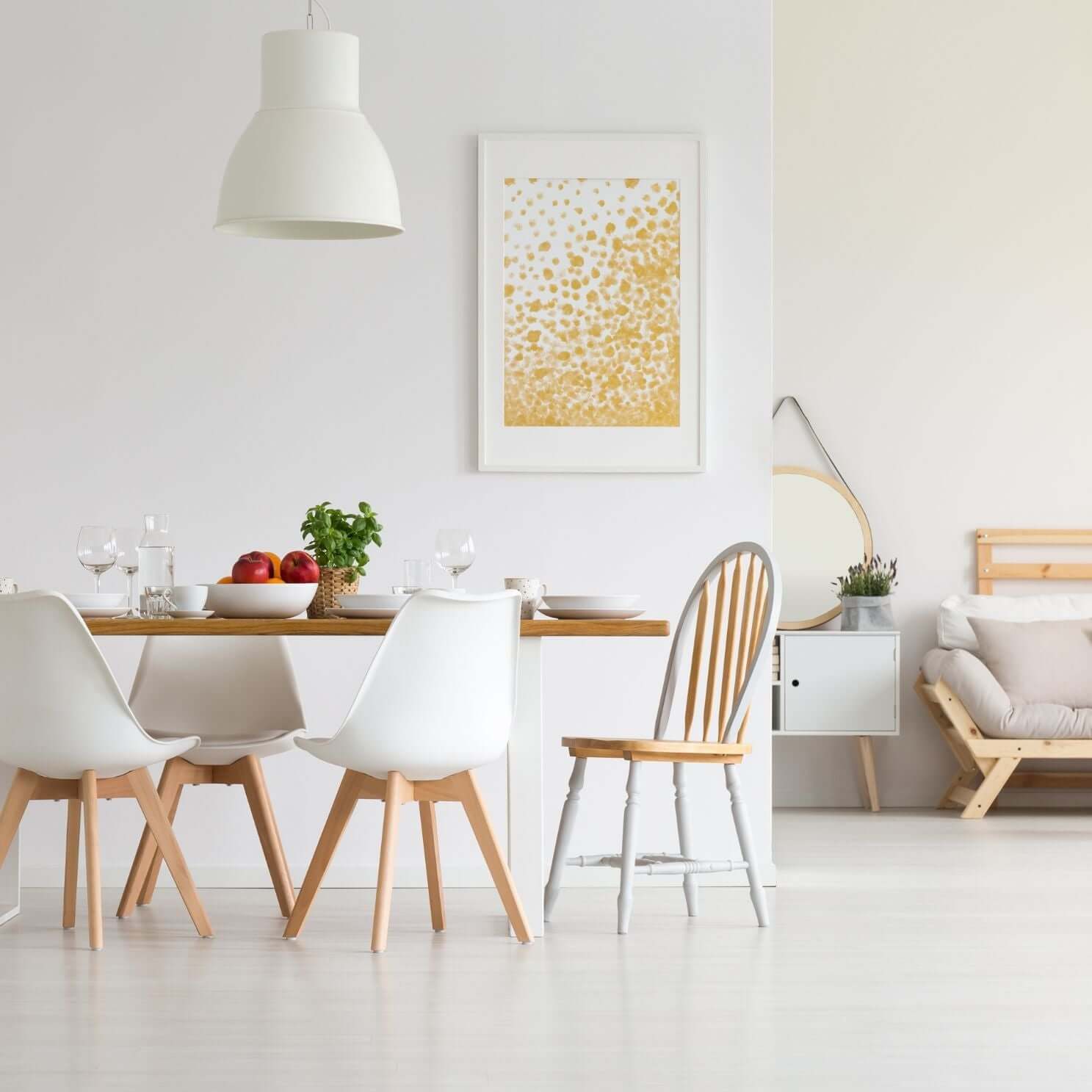 Bright dining room and living space styled with natural decor for A Simple Guide to Choosing the Right Scent for Your Home