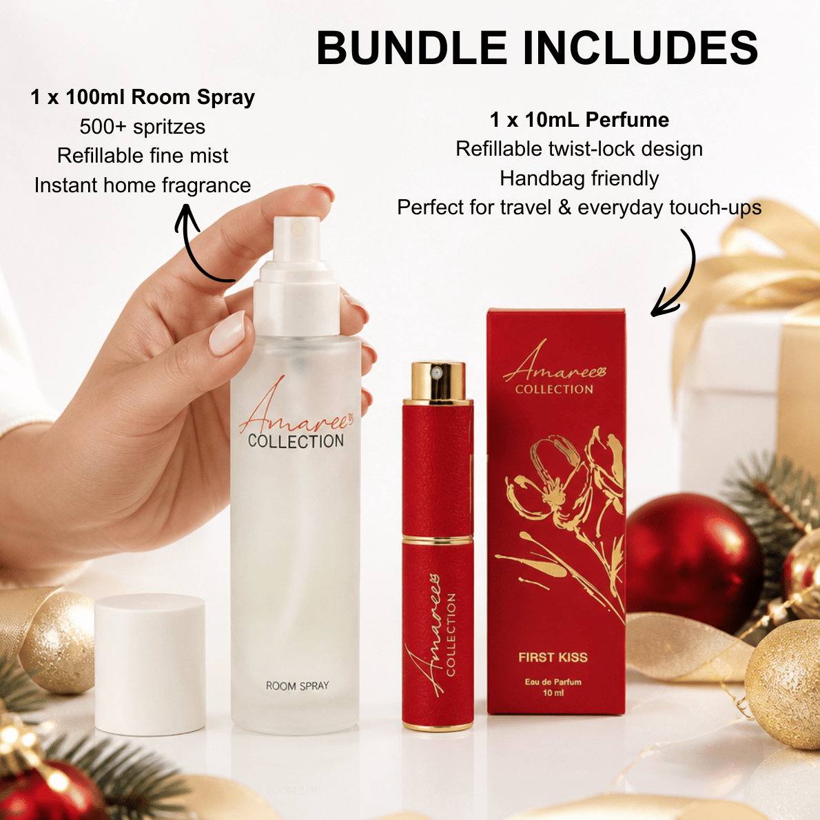 christmas gift set australia. refillable perfume and room spray
