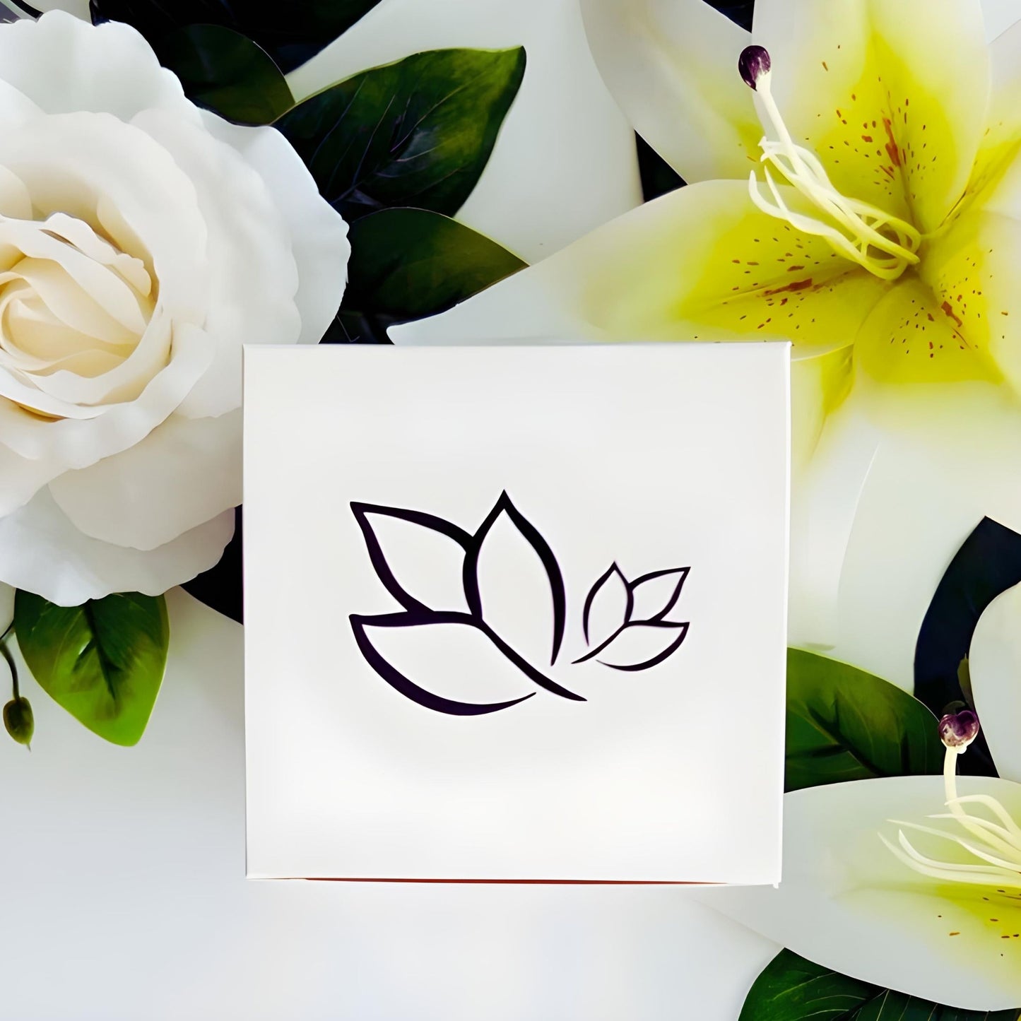 Sheer Lily & White Rose