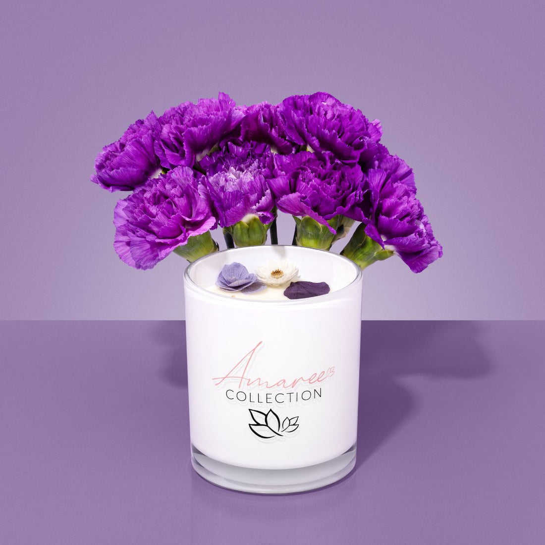 Black Amber &amp; Lavender Candle 100g