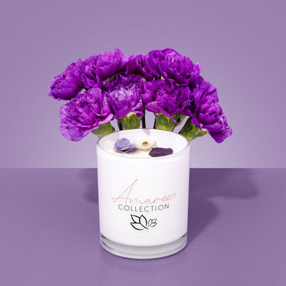 Black Amber &amp; Lavender Candle 100g