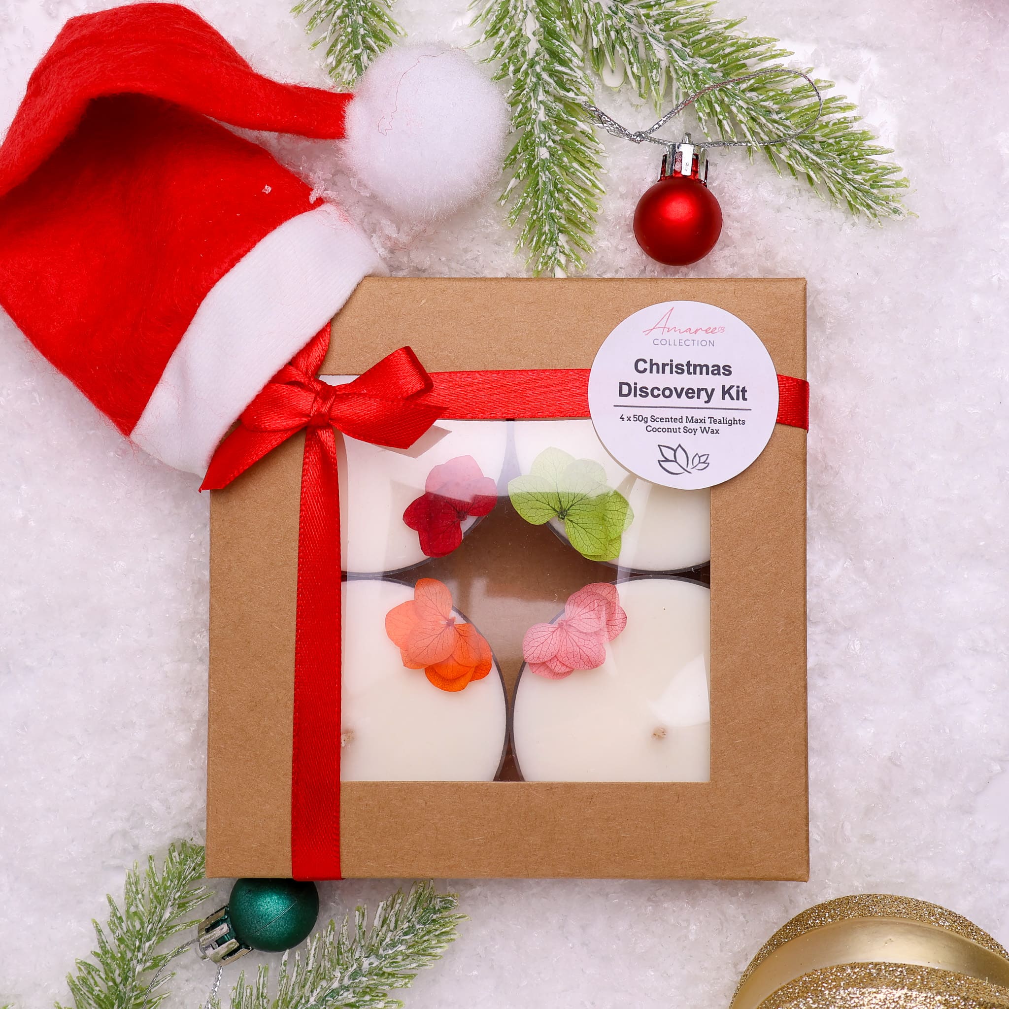 Christmas Tealight Discovery Gift Set