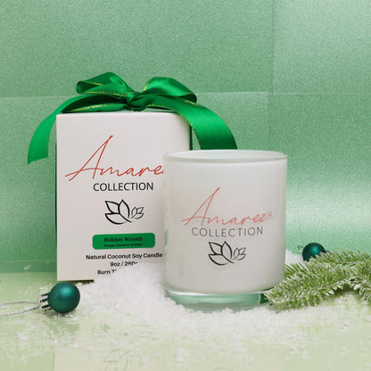 Holiday Wreath Candle 265g
