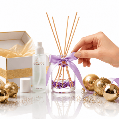 amaree collection reed diffuser and room spray christmas gift set