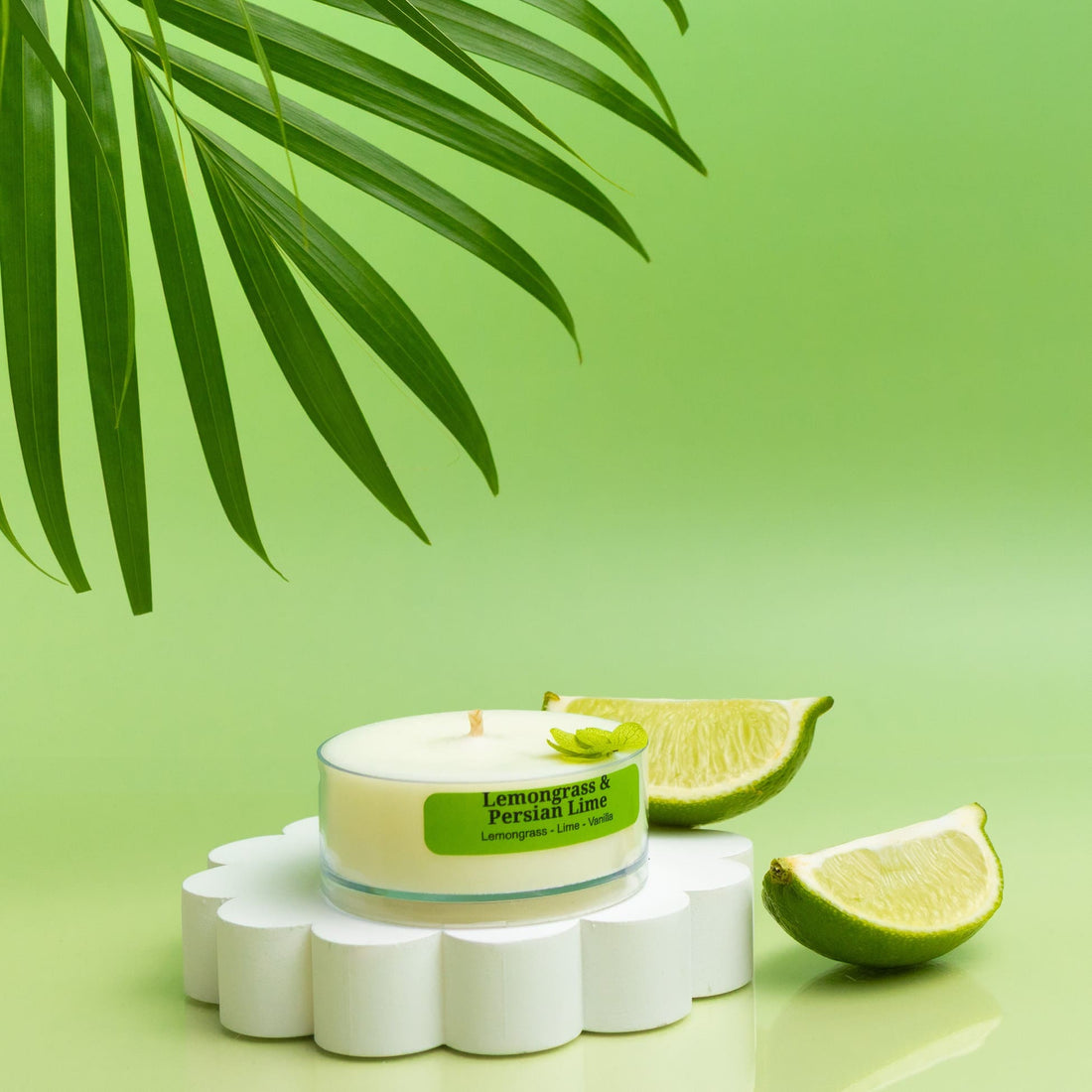 Lemongrass &amp; Persian Lime Tealight Candle