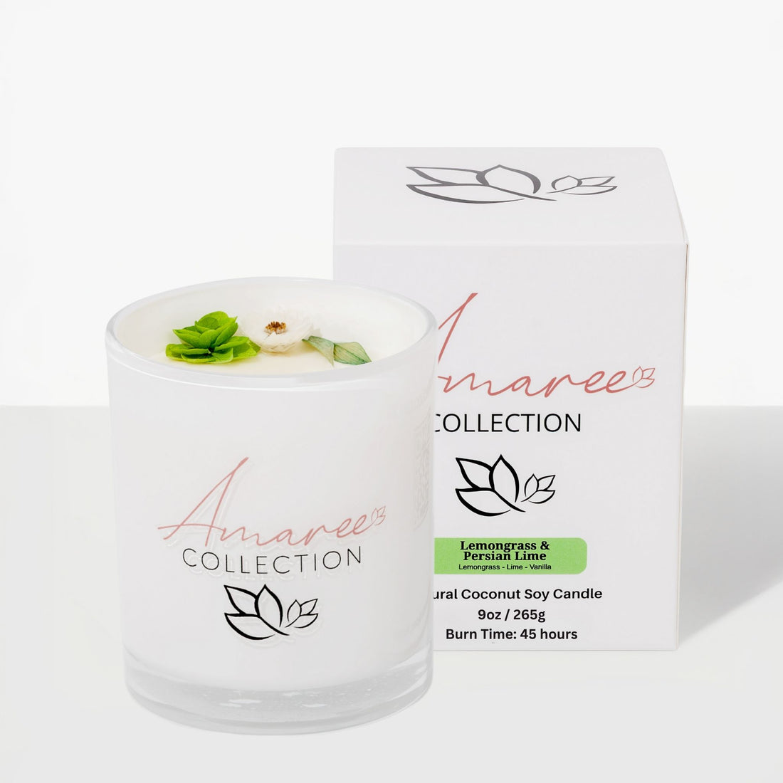 Lemongrass &amp; Persian Lime Candle 265g