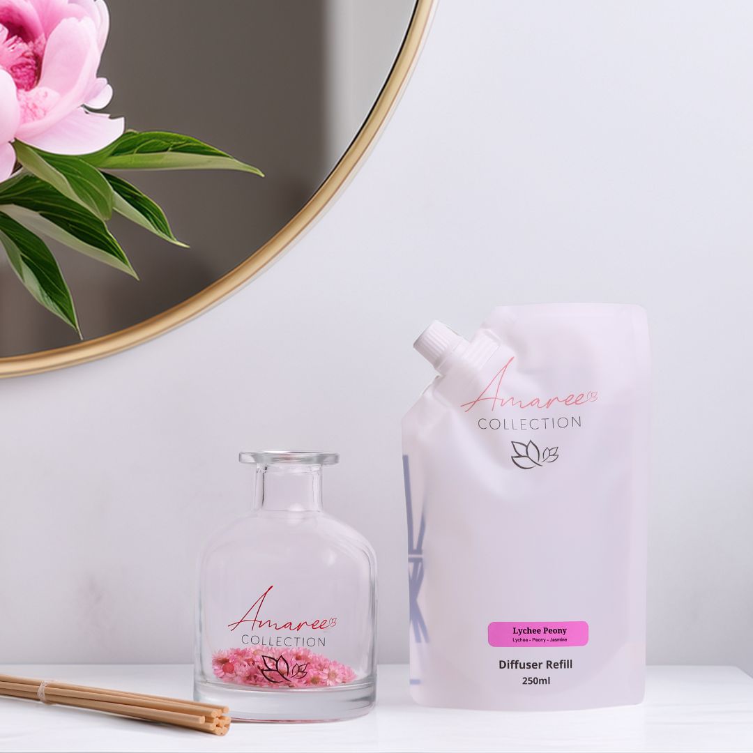 Lychee Peony Reed Diffuser Refill 250ml