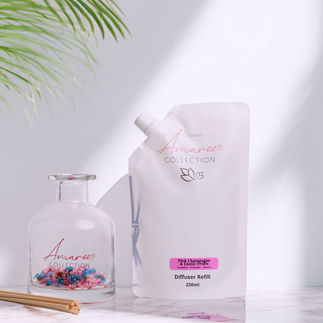 Pink Champagne &amp; Exotic Fruits Reed Diffuser Refill 250ml