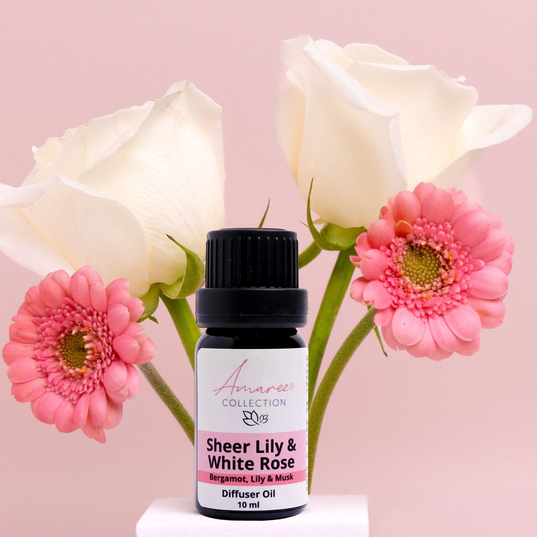 Diffuser oil bottle labeled &