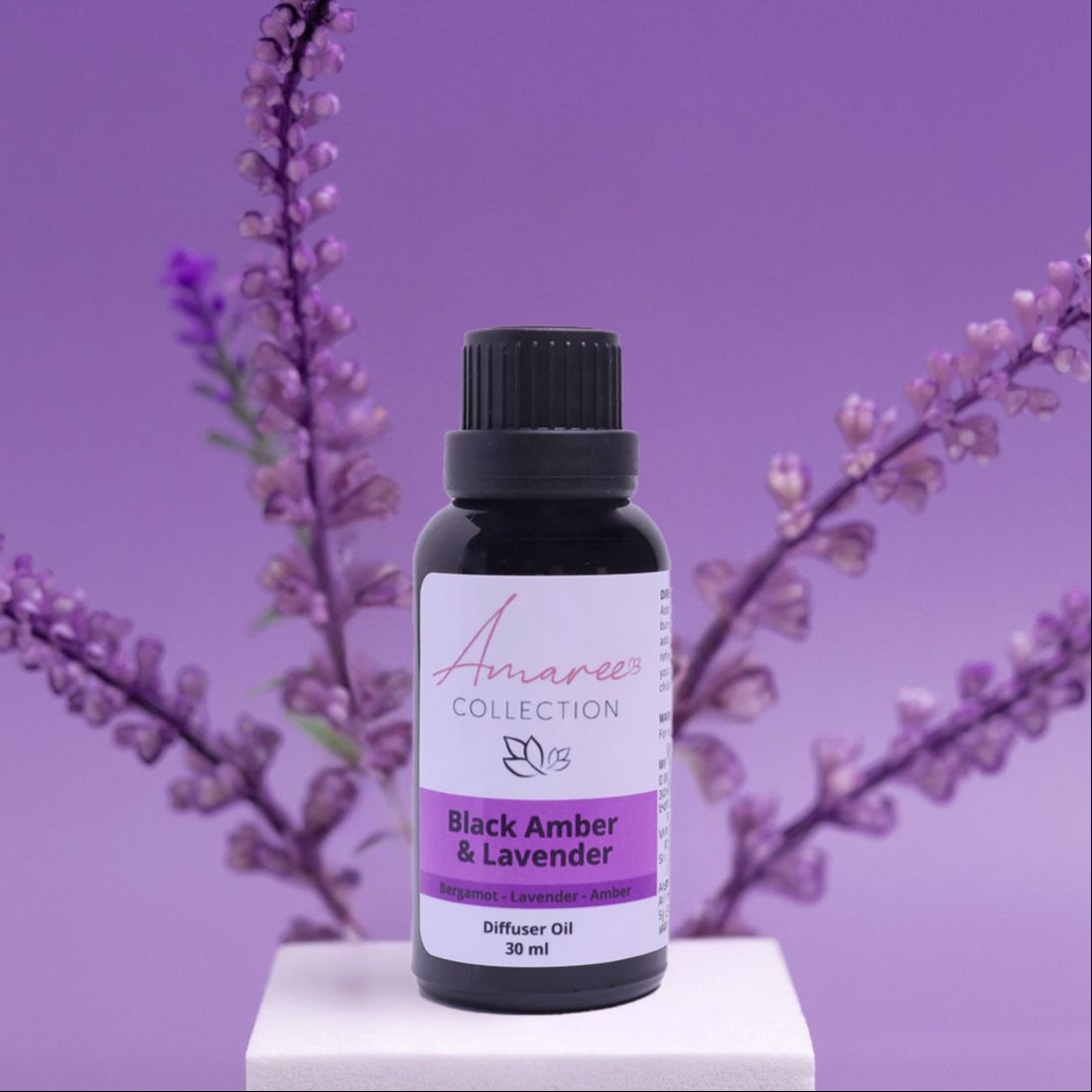 Black Amber &amp; Lavender Diffuser Oil