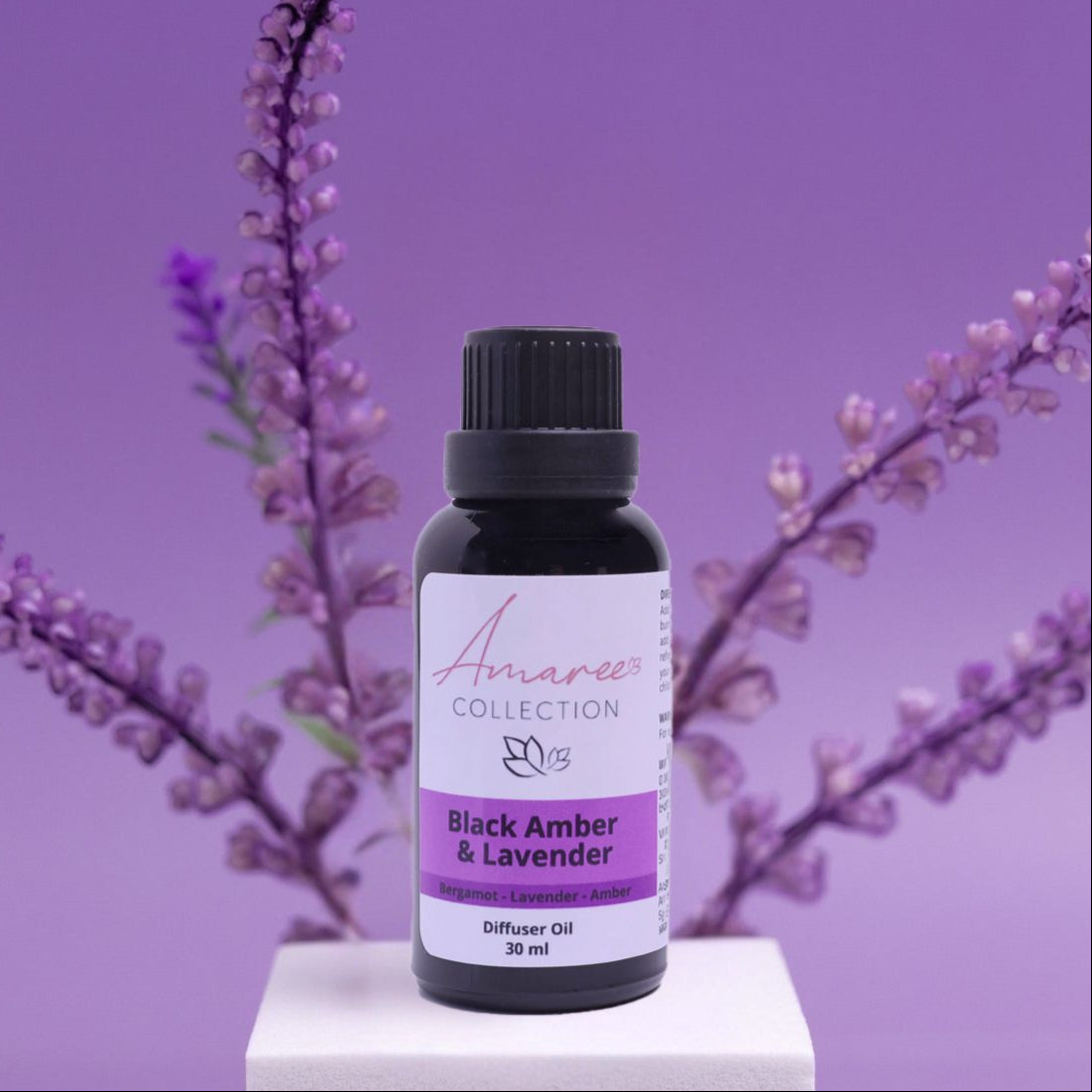 Black Amber &amp; Lavender Diffuser Oil