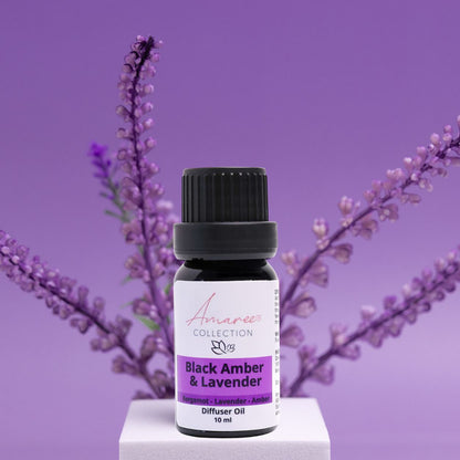 Black Amber &amp; Lavender Diffuser Oil