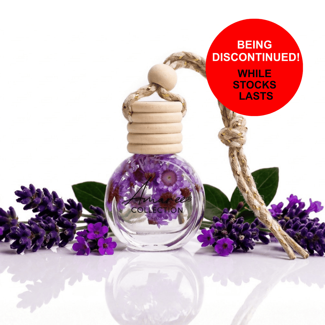 Black Amber &amp; Lavender Car Diffuser