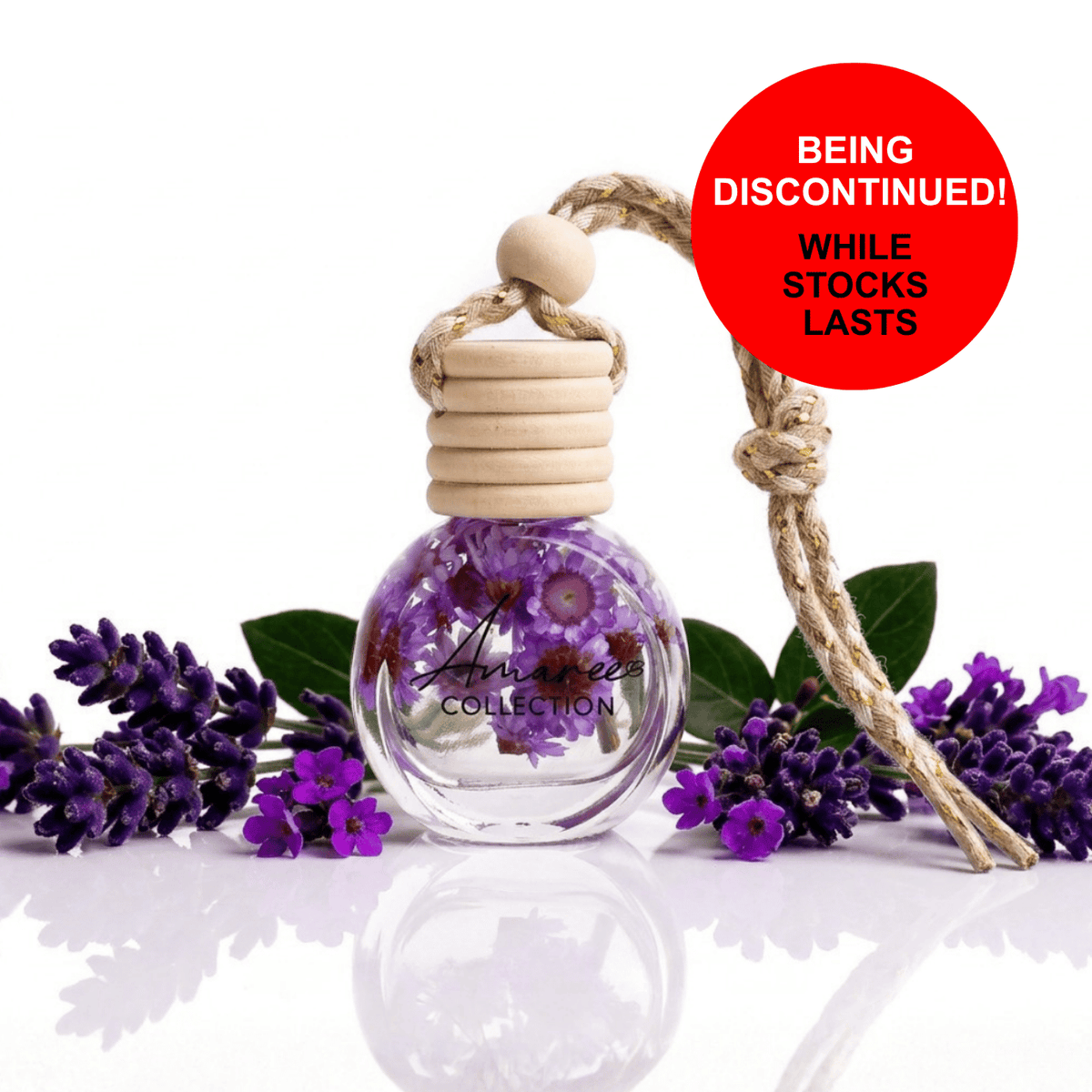Black Amber &amp; Lavender Car Diffuser