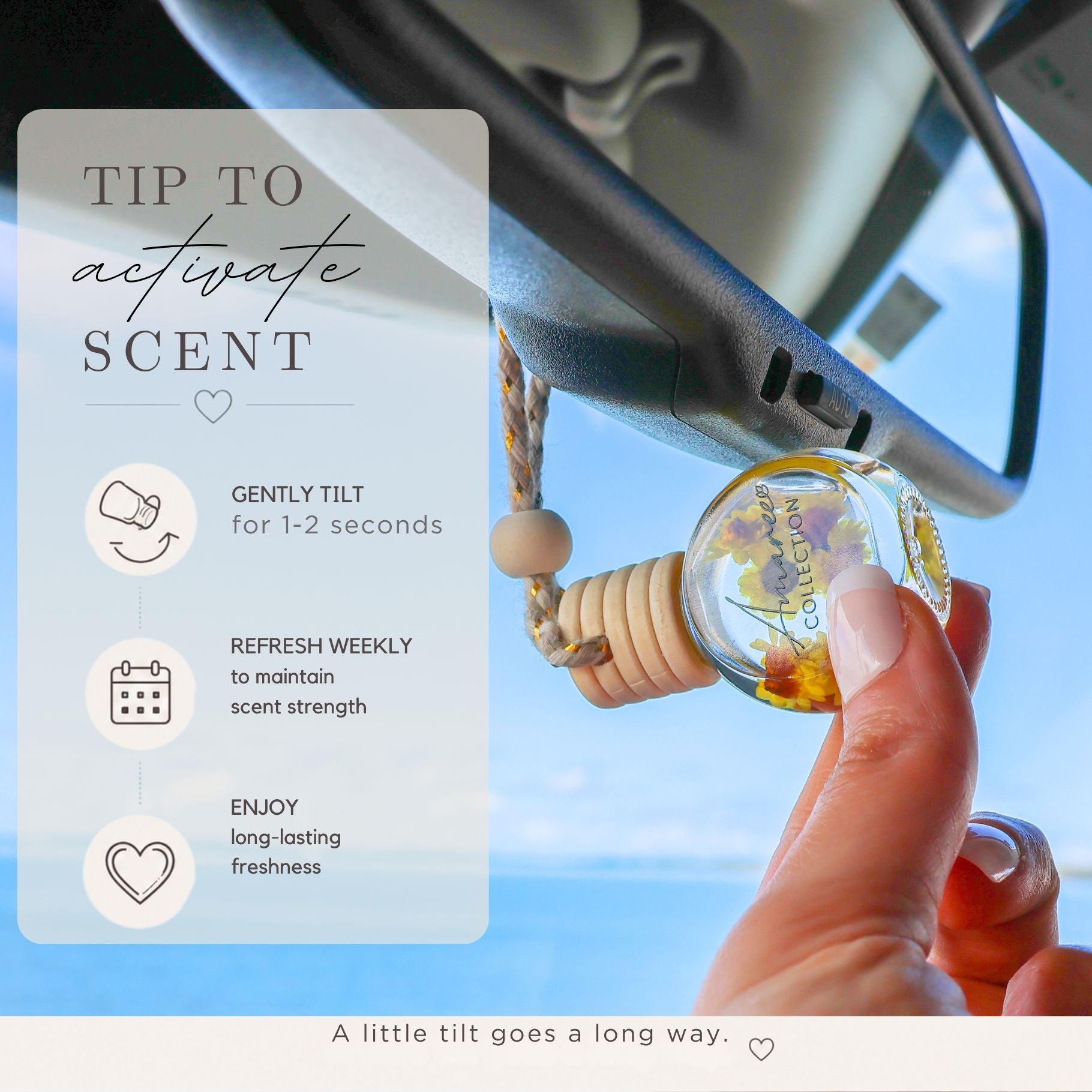Vanilla, Patchouli &amp; Sandalwood Car Diffuser