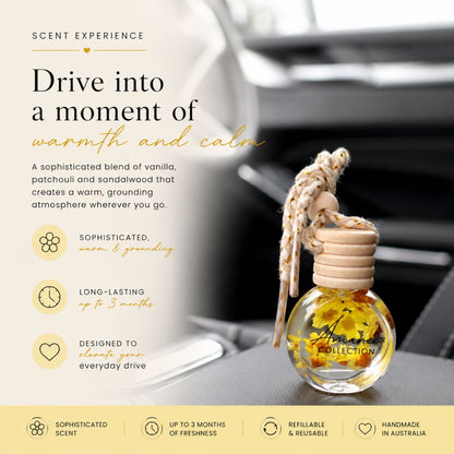 Vanilla, Patchouli &amp; Sandalwood Car Diffuser