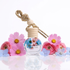 Car air freshener with floral design and &