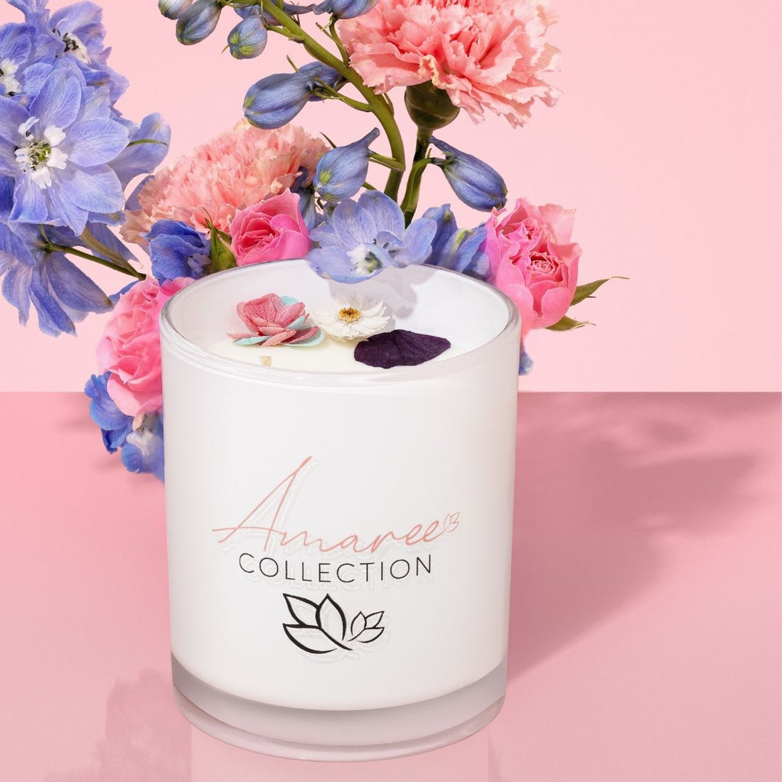 Pink Champagne &amp; Exotic Fruits Candle 265g