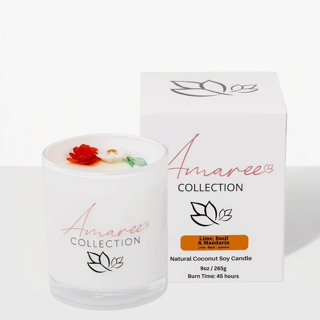 Lime, Basil &amp; Mandarin Candle 265g