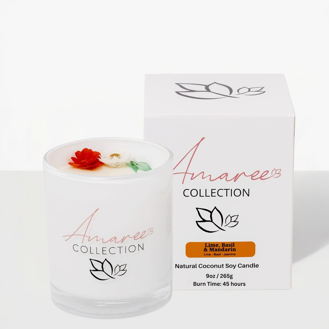 Lime, Basil &amp; Mandarin Candle 265g