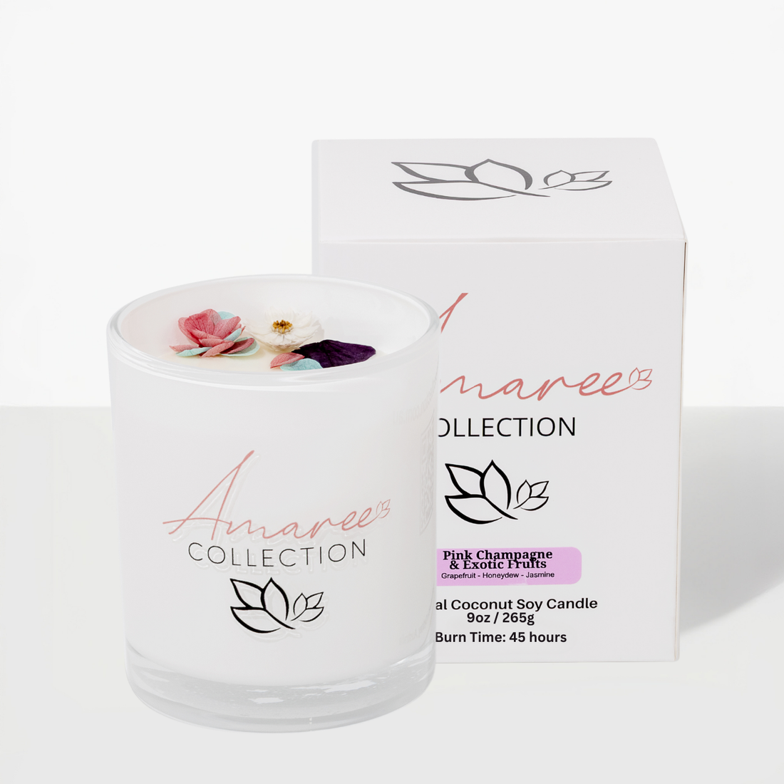 Pink Champagne &amp; Exotic Fruits Candle 265g