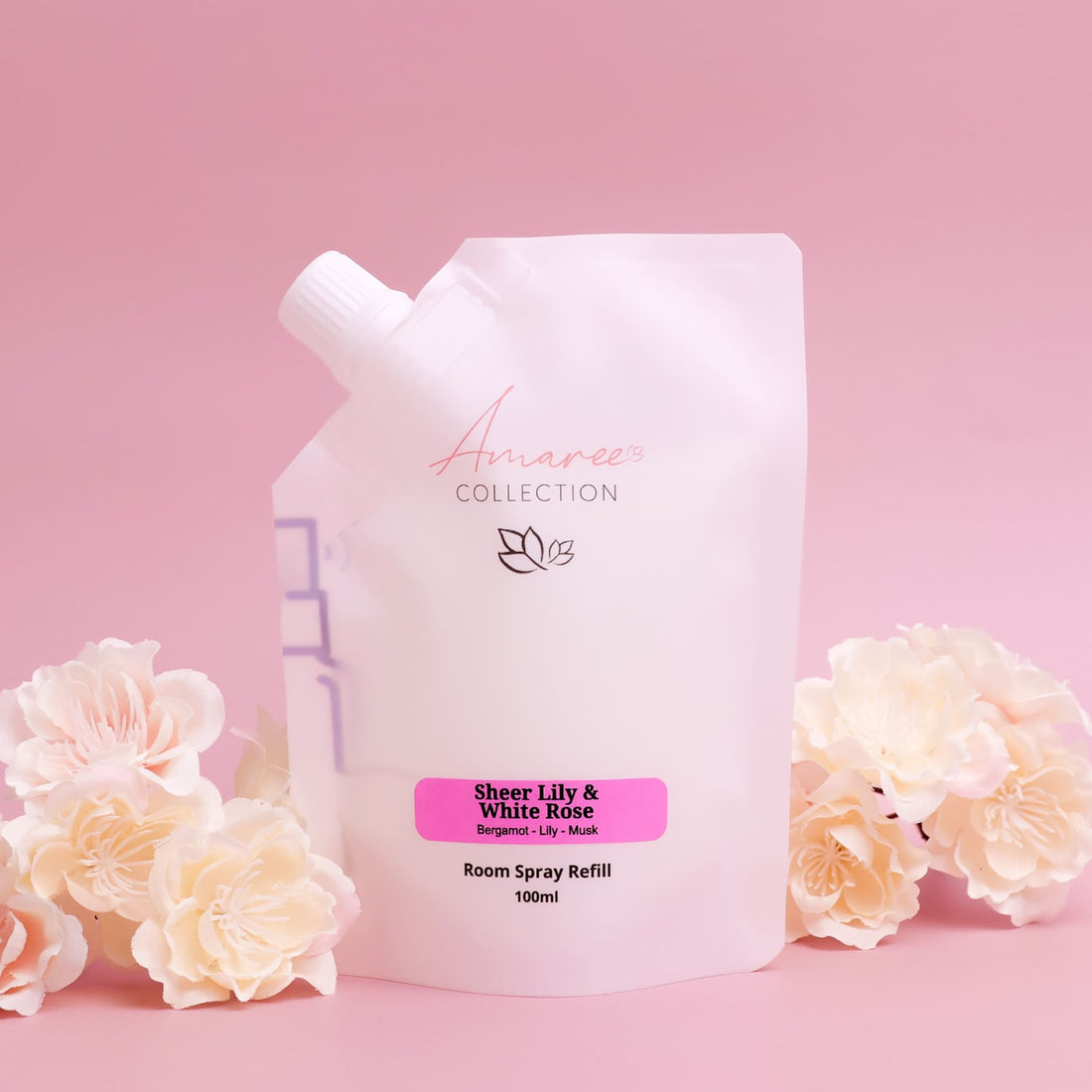 Sheer Lily &amp; White Rose Room Spray Refill 100ml